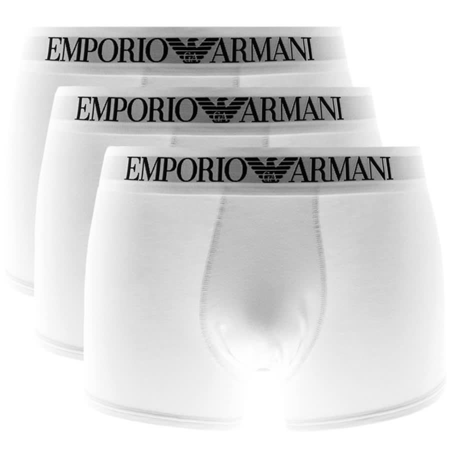 Alternative Image for ProductEmporio Armani Underwear 3 Pack Trunks White1